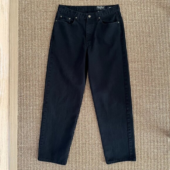 Eddie Bauer Men's Relaxed Fit Black Jeans - Picture 3 of 6